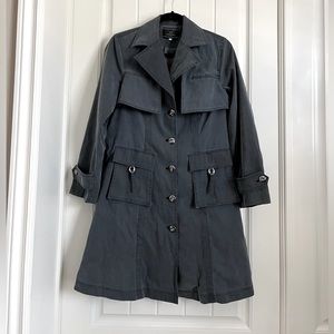 Navy blue modern coat